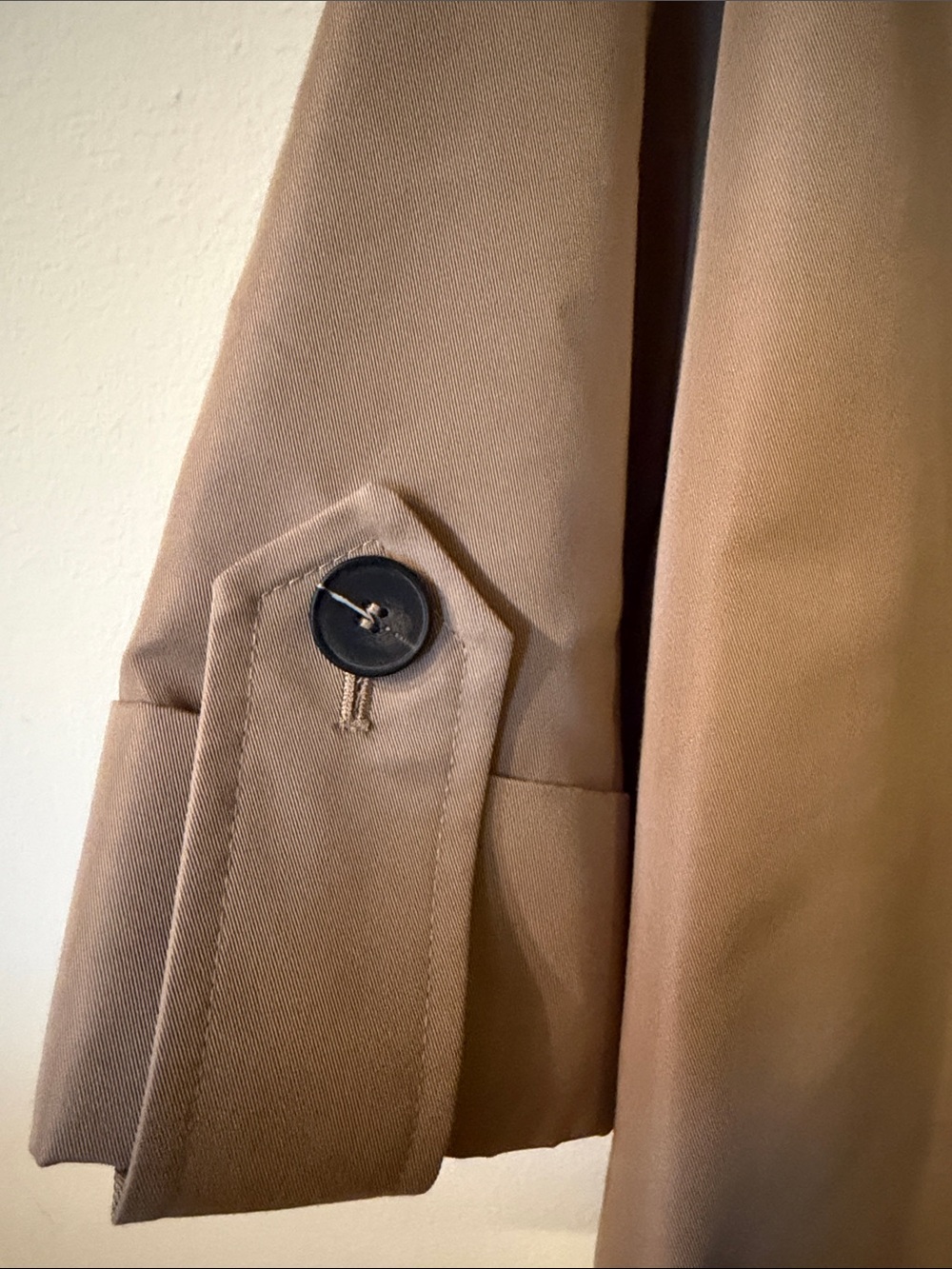 Zara Short Trench with Rolled Sleeves - Picture 5 of 11